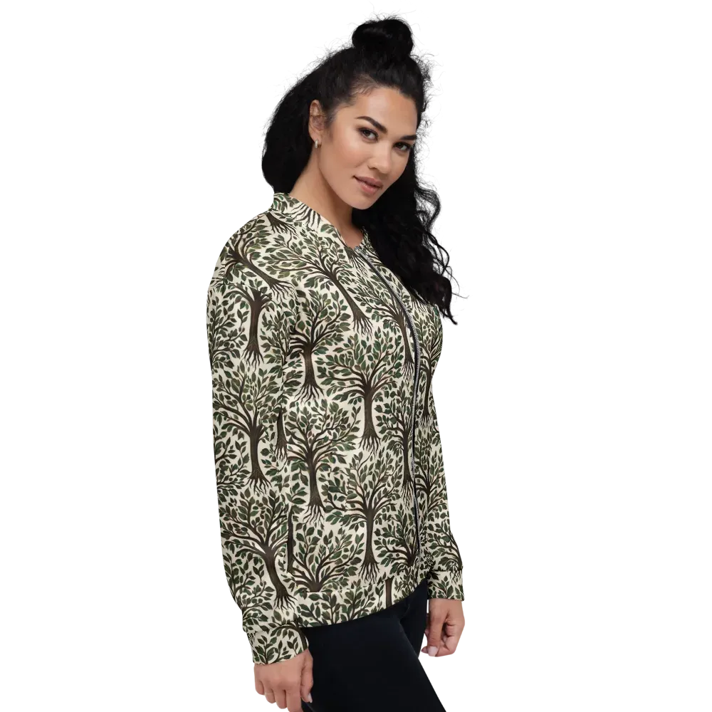 Tree of Life on Bomber Jacket — Right