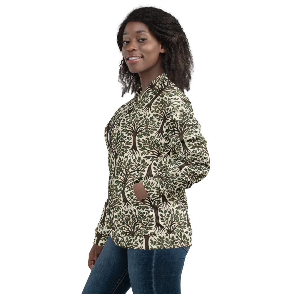 Tree of Life on Bomber Jacket — Left