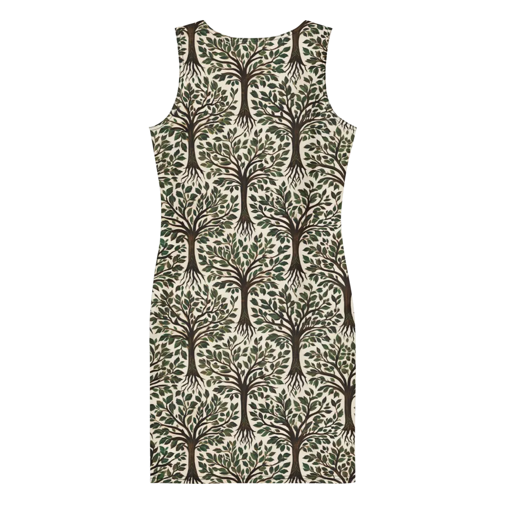 Tree of Life on Bodycon Dress — Back