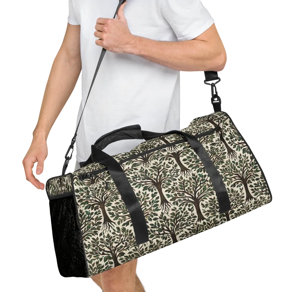 Tree of Life on Duffle Bag — Right Front