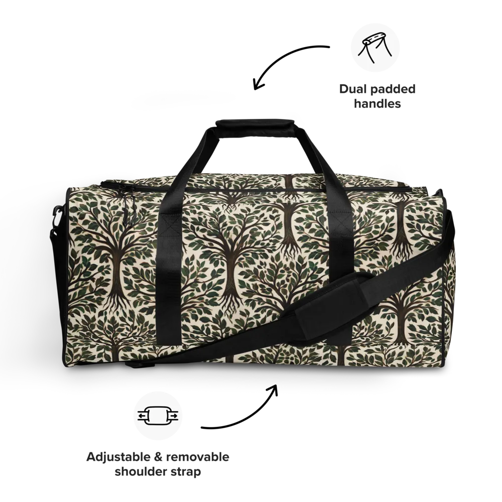 Tree of Life on Duffle Bag — Front