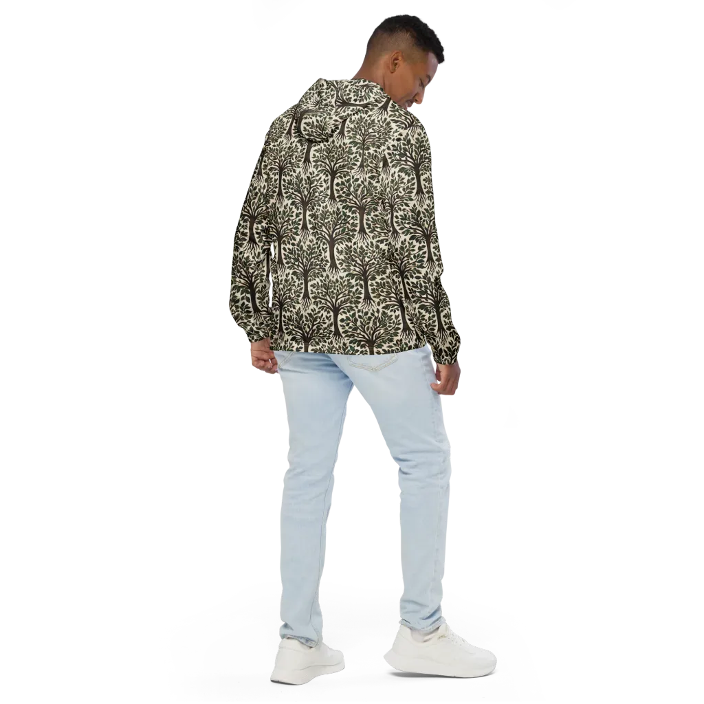 Tree of Life on Men's Windbreaker — Back