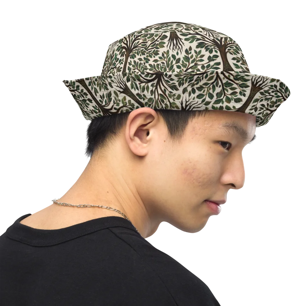 Tree of Life on Reversible Bucket Hat — Right Outside