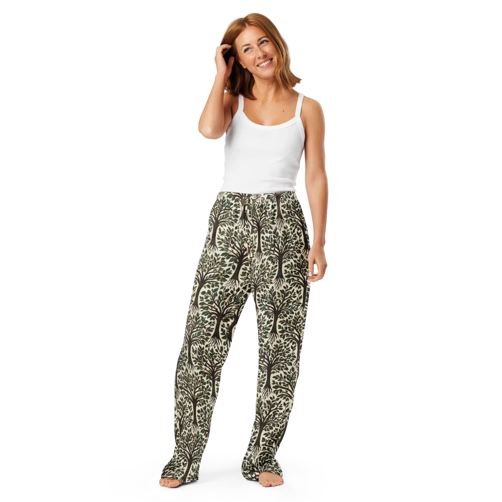 Tree of Life on Women's Pajama Pants — Front