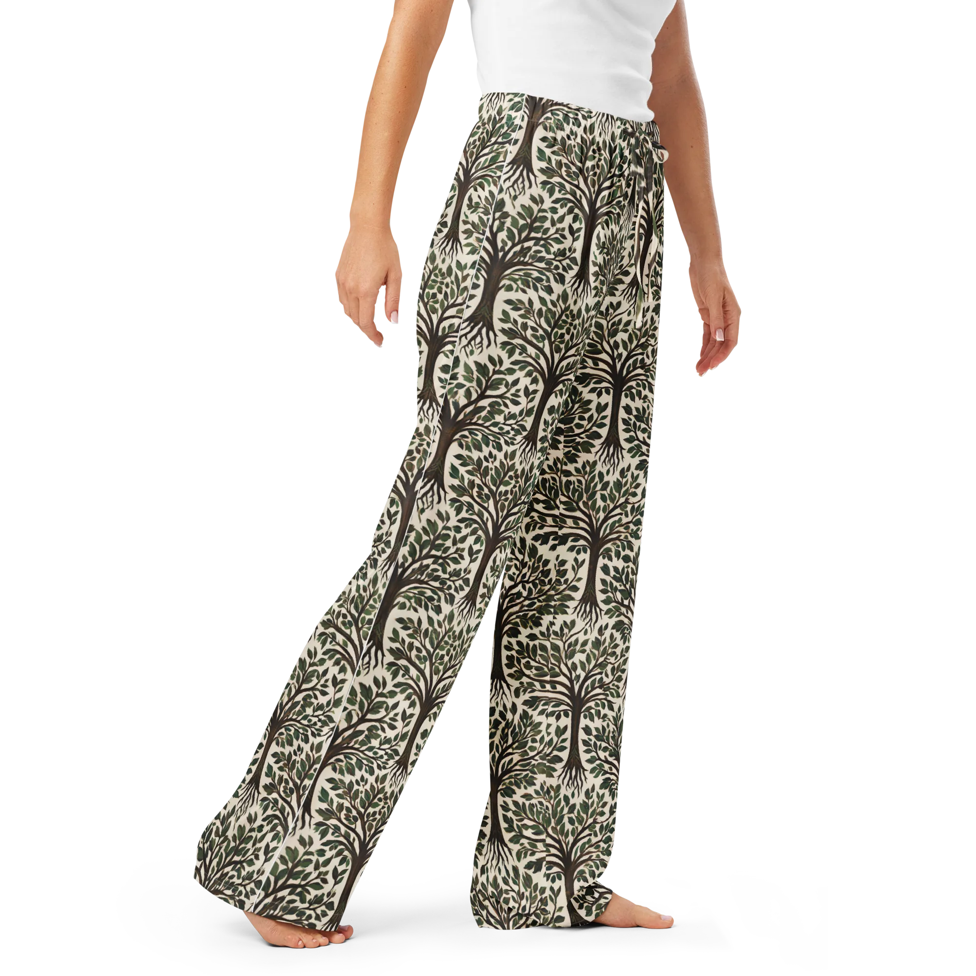 Tree of Life on Women's Pajama Pants — Right Front
