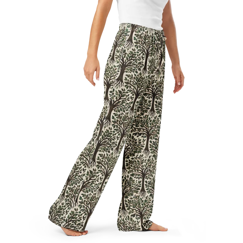 Tree of Life on Women's Pajama Pants — Right Front