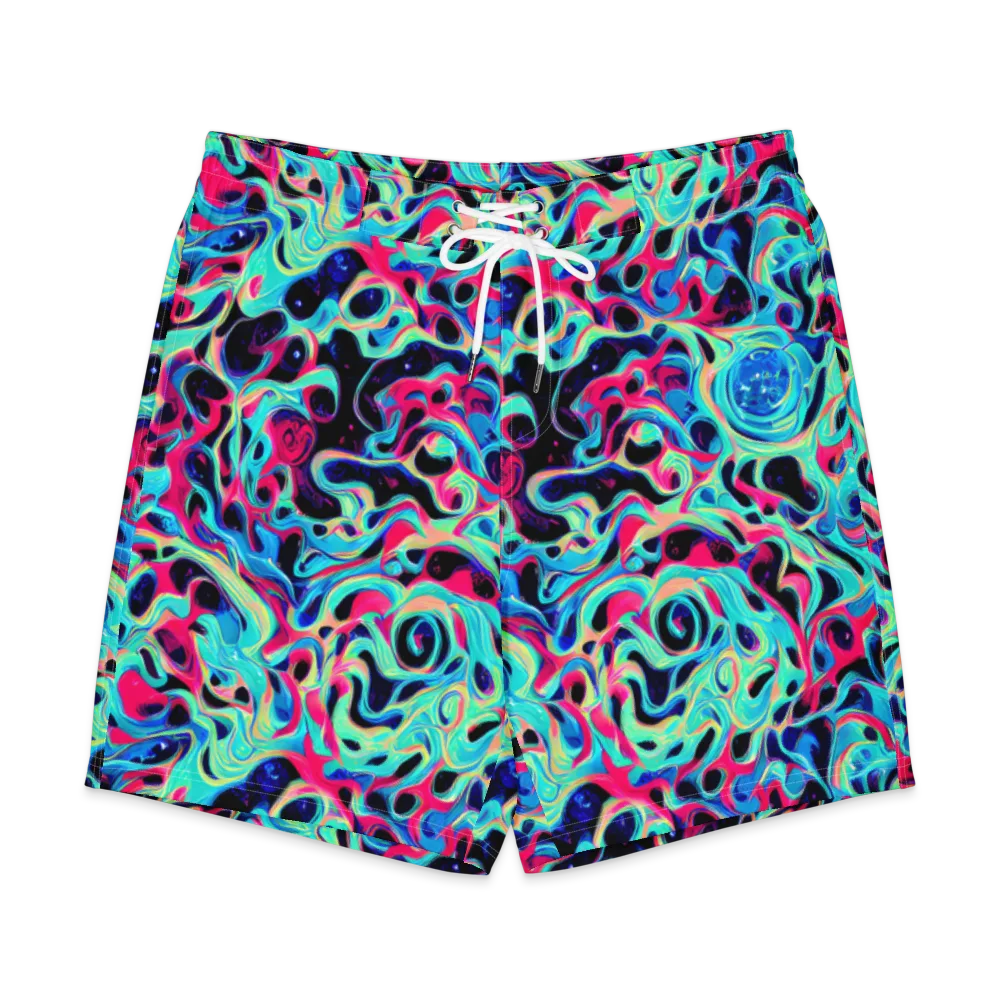 Melted Spectrum on Men's Board Shorts — Front
