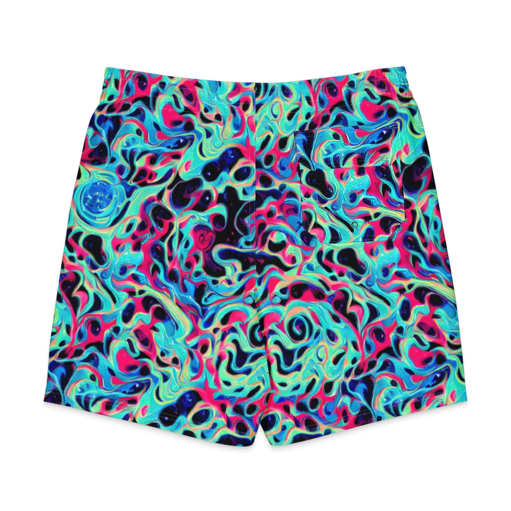 Melted Spectrum on Men's Board Shorts — Back