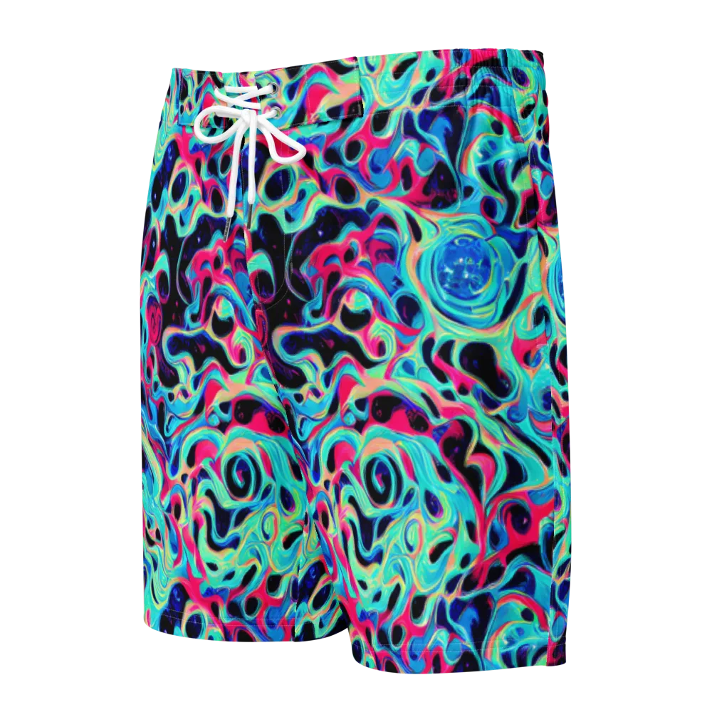 Melted Spectrum on Men's Board Shorts — Front