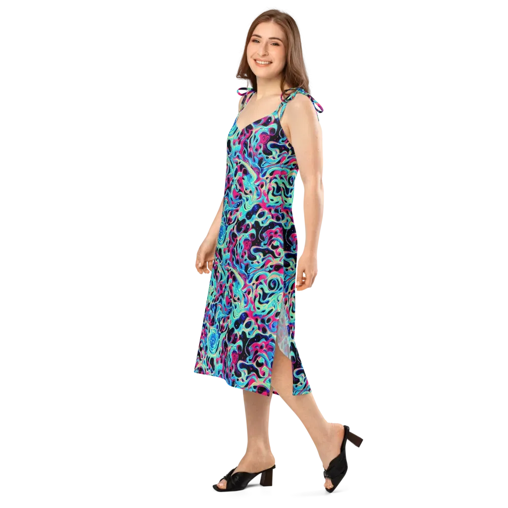 Melted Spectrum on Slip Dress — Left Front