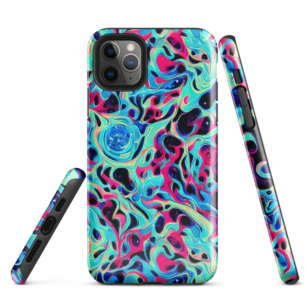 Melted Spectrum on Tough Case for iPhone® — Front