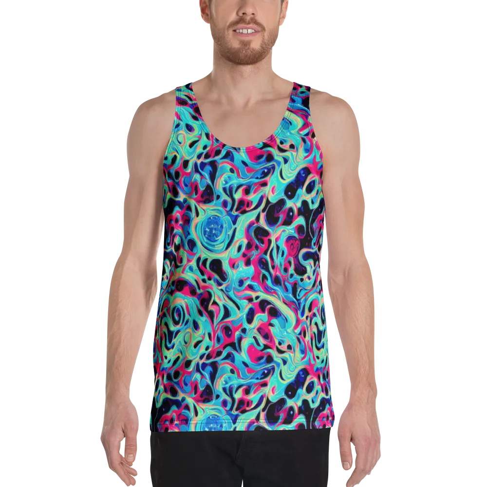 Melted Spectrum on Men's Tank Top — Front