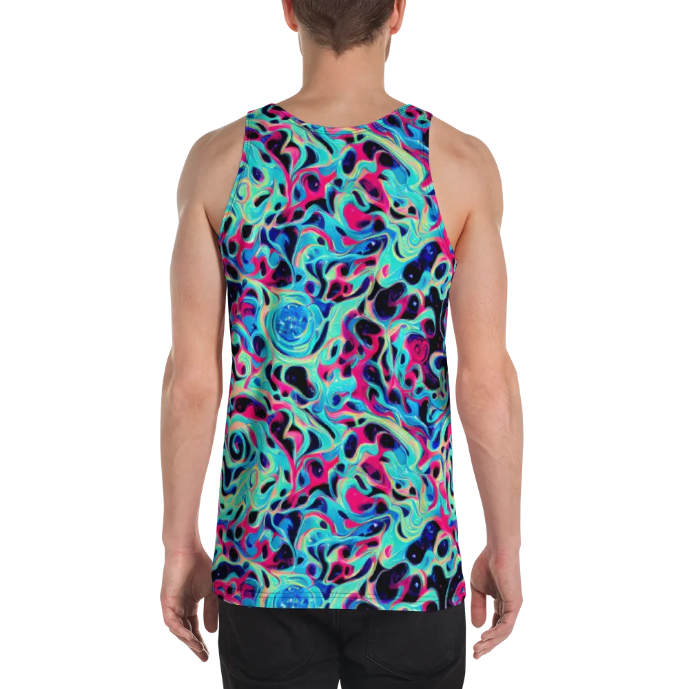 Melted Spectrum on Men's Tank Top — Back
