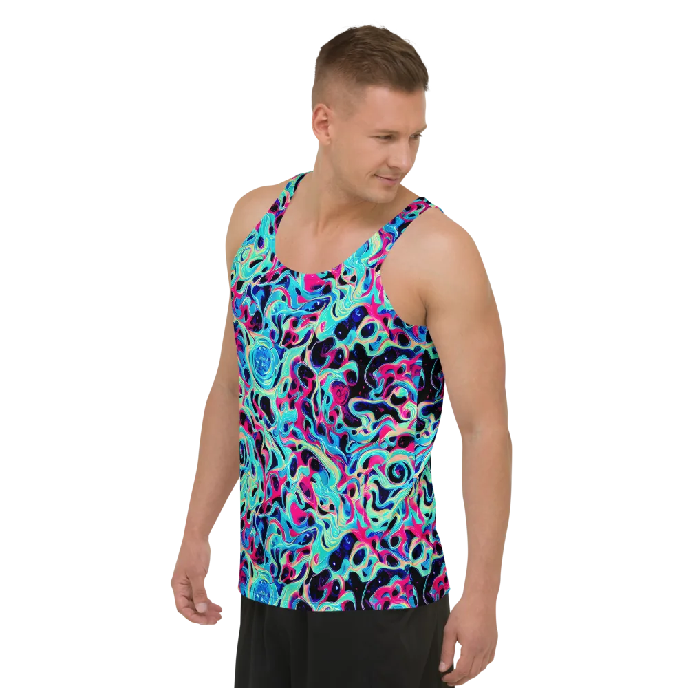 Melted Spectrum on Men's Tank Top — Left Front