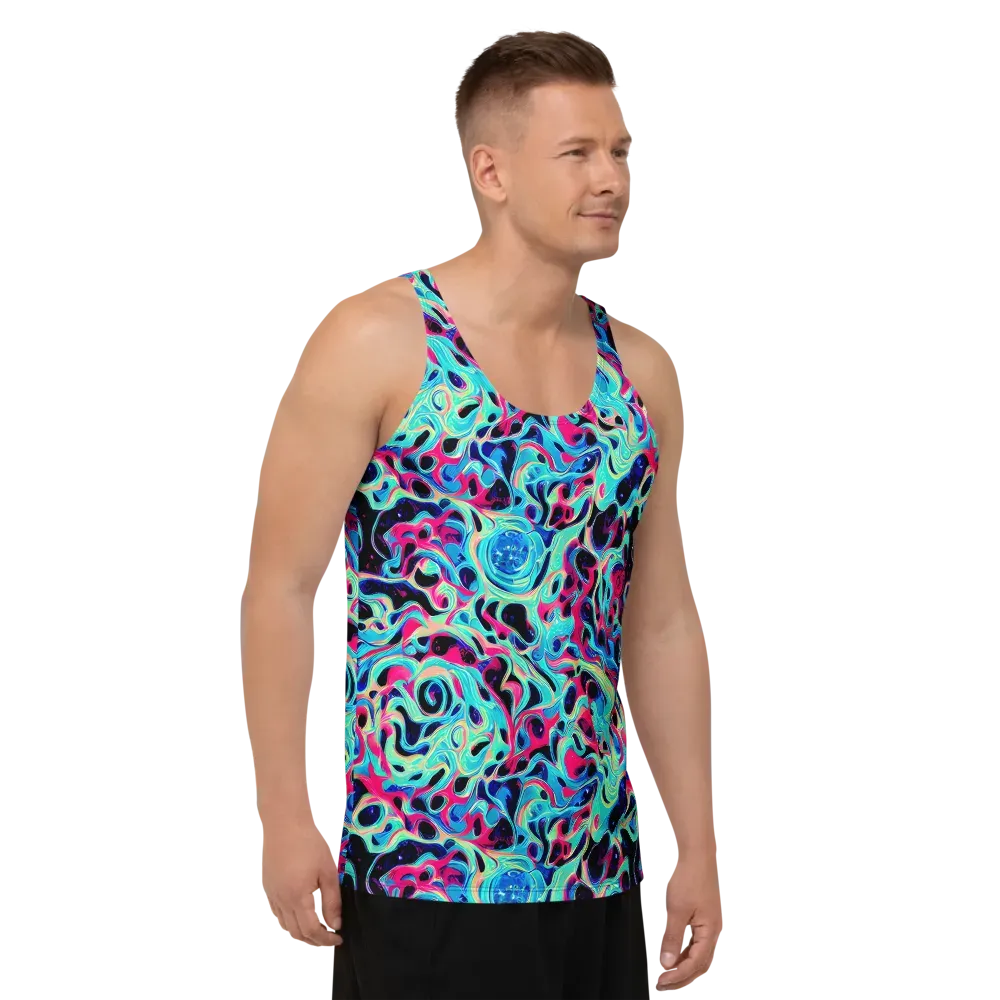 Melted Spectrum on Men's Tank Top — Right Front