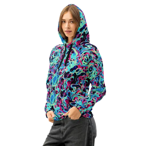 Melted Spectrum on a Cotton Hoodie
