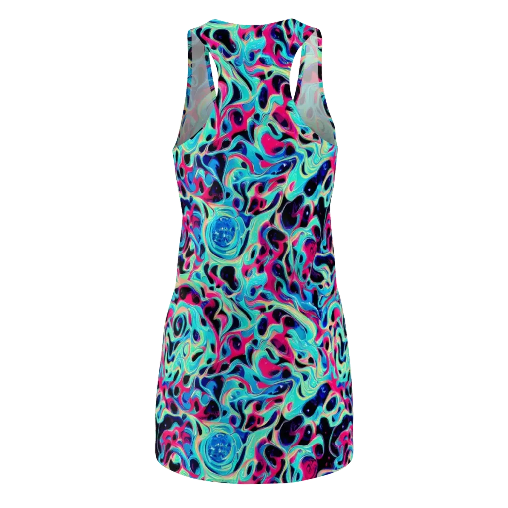 Melted Spectrum on Racerback Dress — Back
