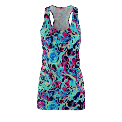 Melted Spectrum on a Racerback Dress