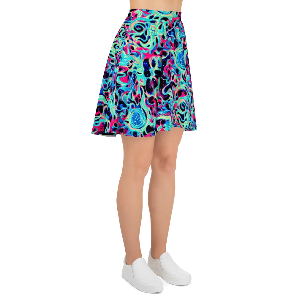 Melted Spectrum on Skater Skirt — Right