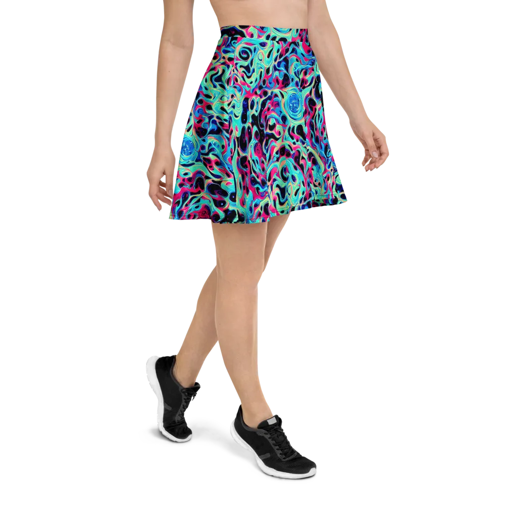 Melted Spectrum on Skater Skirt — Right