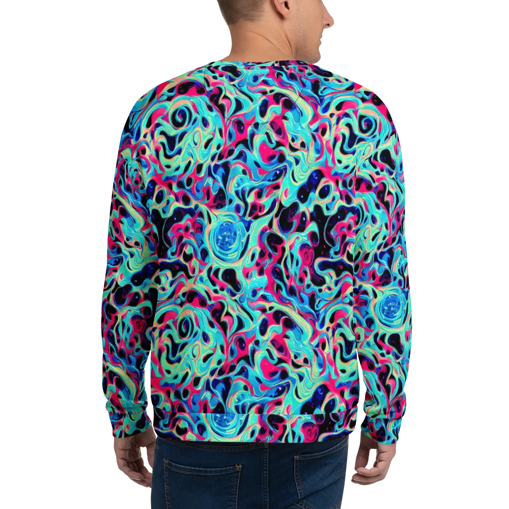 Melted Spectrum on Sweatshirt — Back