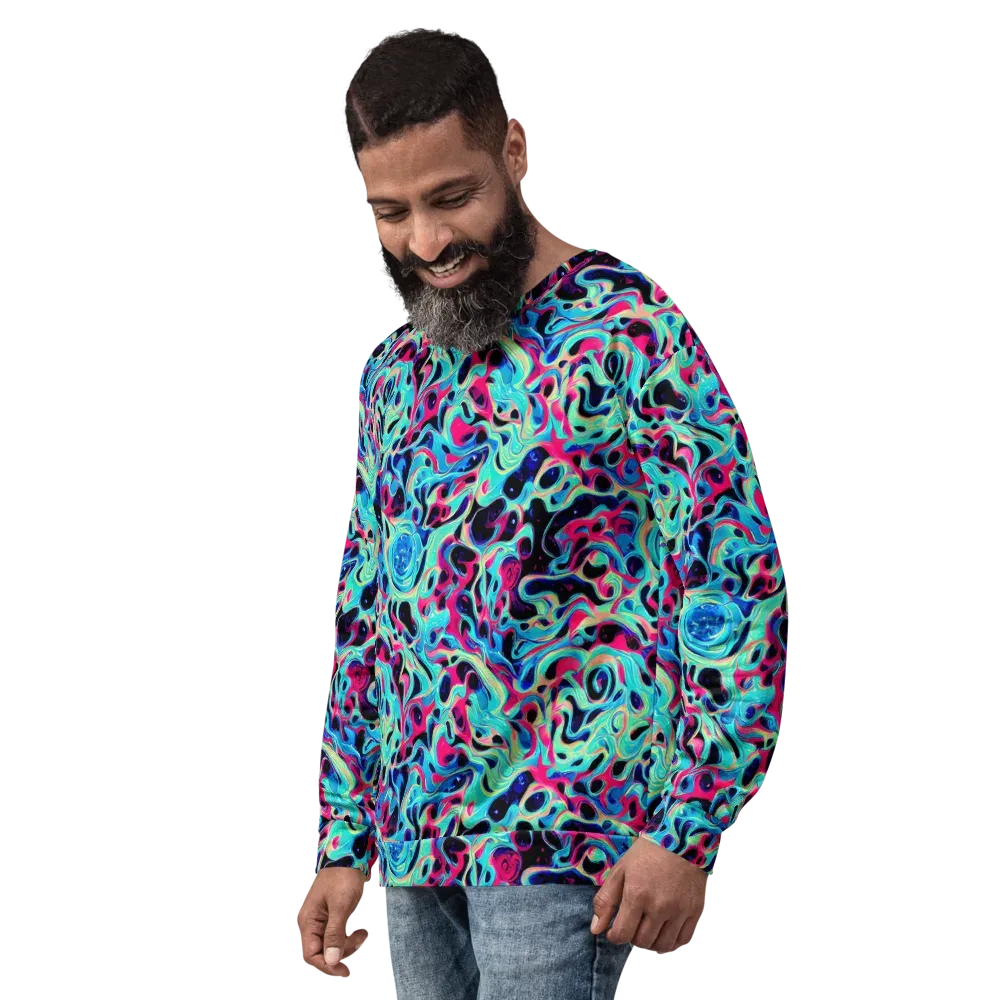Melted Spectrum on Sweatshirt — Left Front