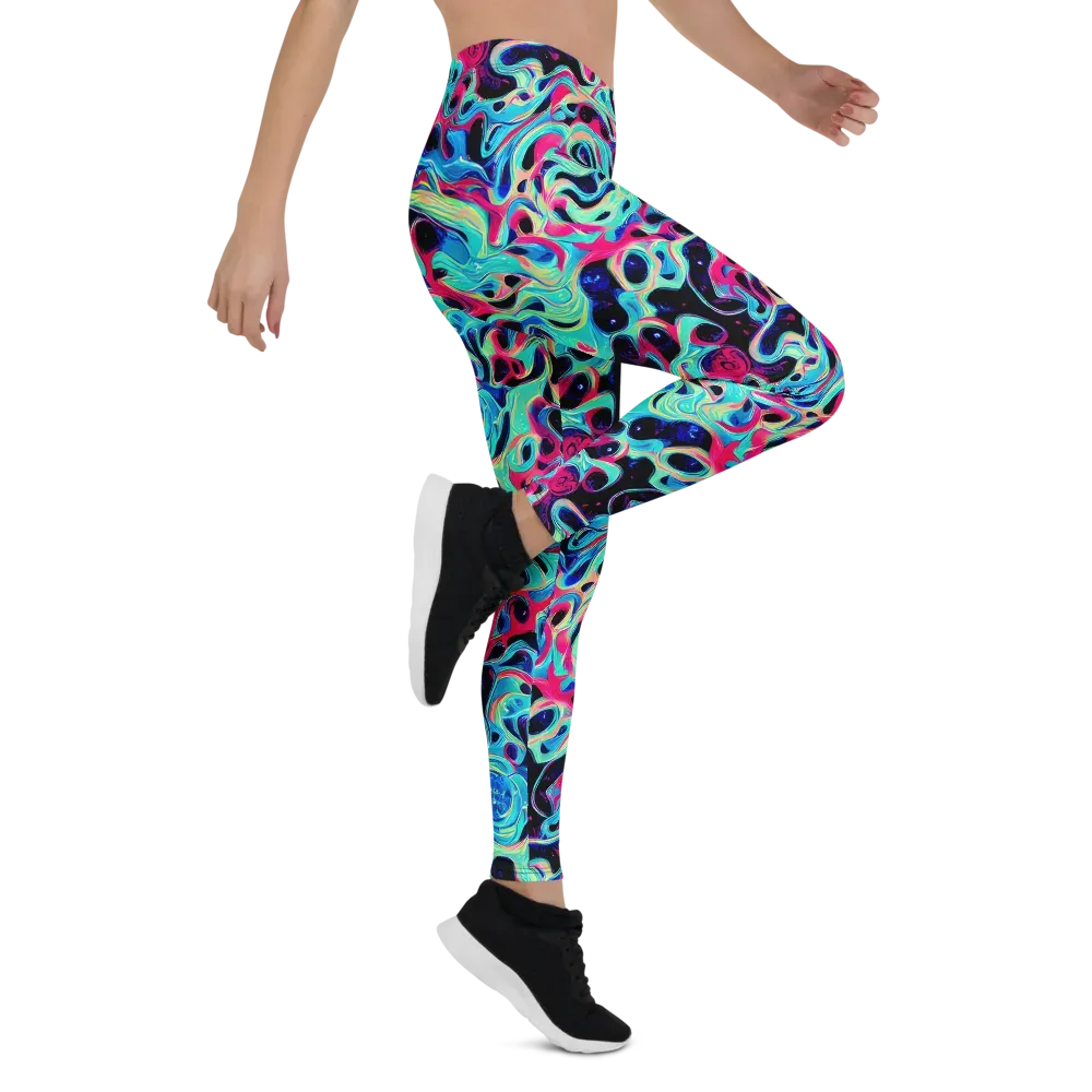 Melted Spectrum on Leggings — Right