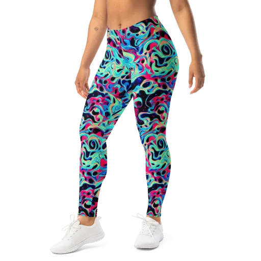 Melted Spectrum on a Leggings