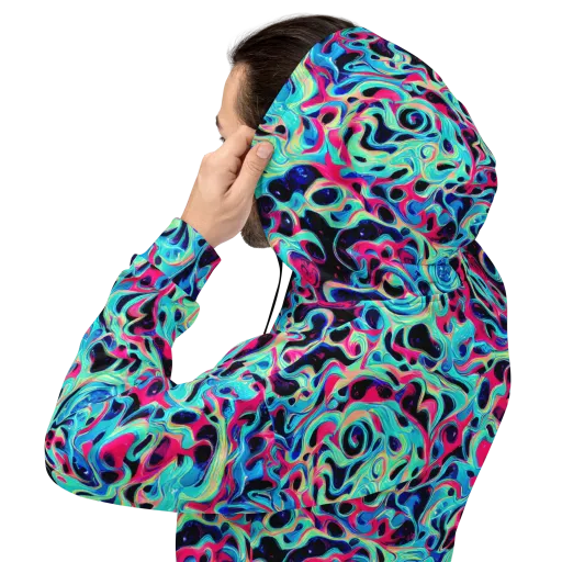 Melted Spectrum on a Hoodie