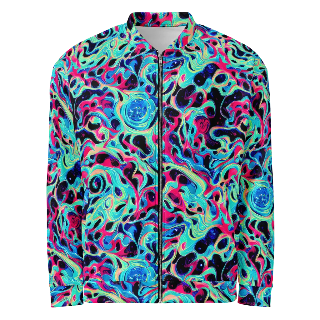 Melted Spectrum on Bomber Jacket — Front