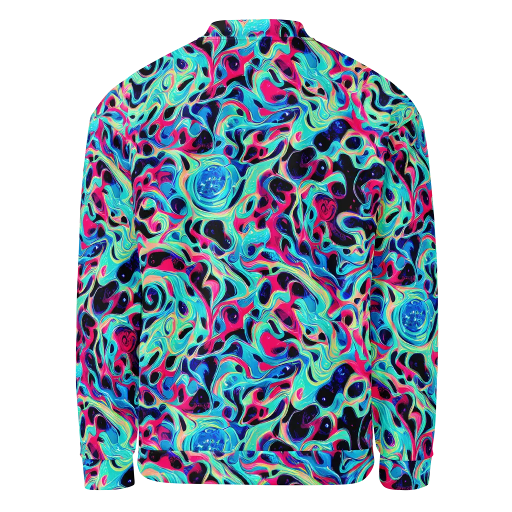 Melted Spectrum on Bomber Jacket — Back