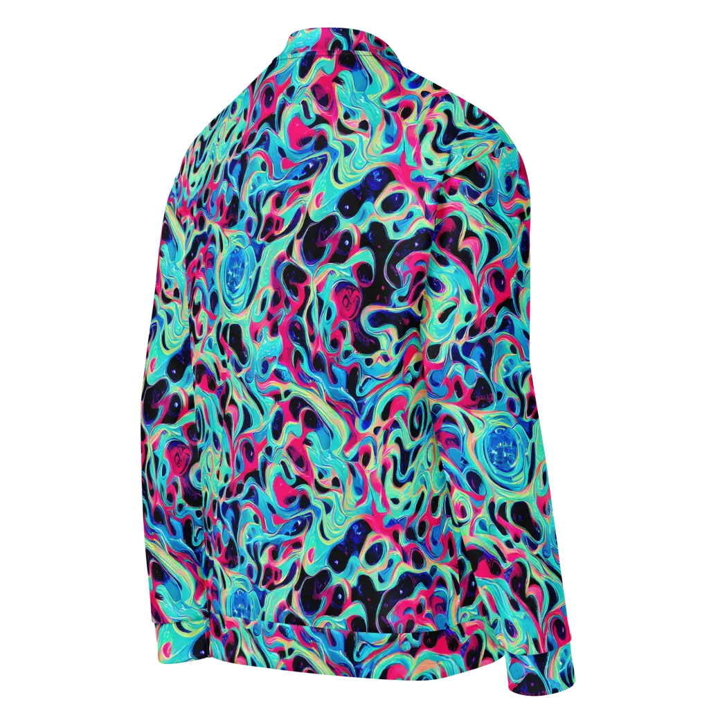 Melted Spectrum on Bomber Jacket — Right Back