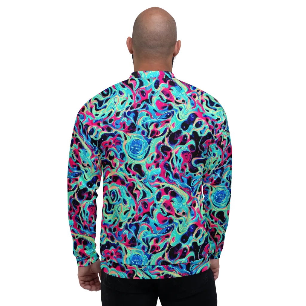 Melted Spectrum on Bomber Jacket — Back