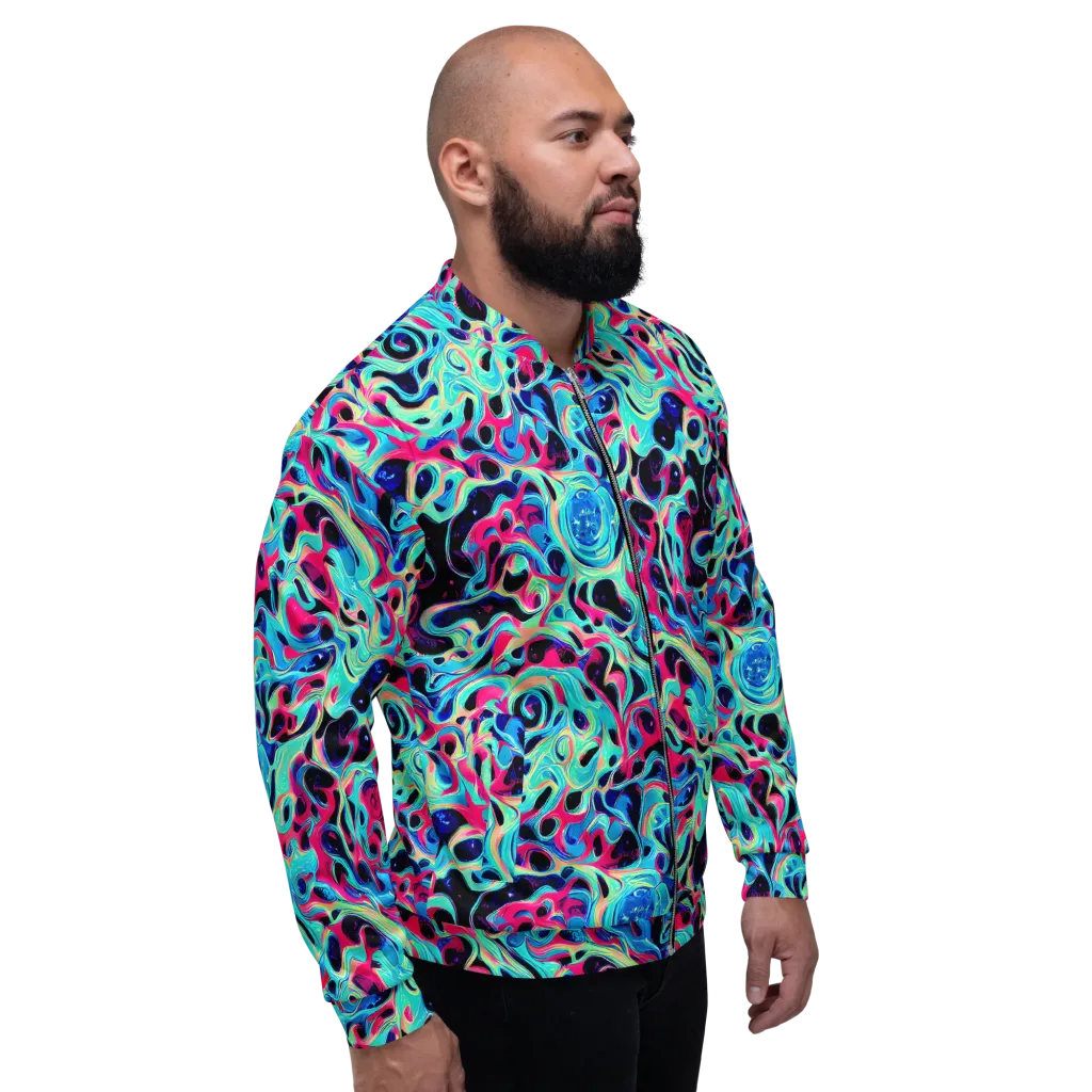 Melted Spectrum on Bomber Jacket — Right