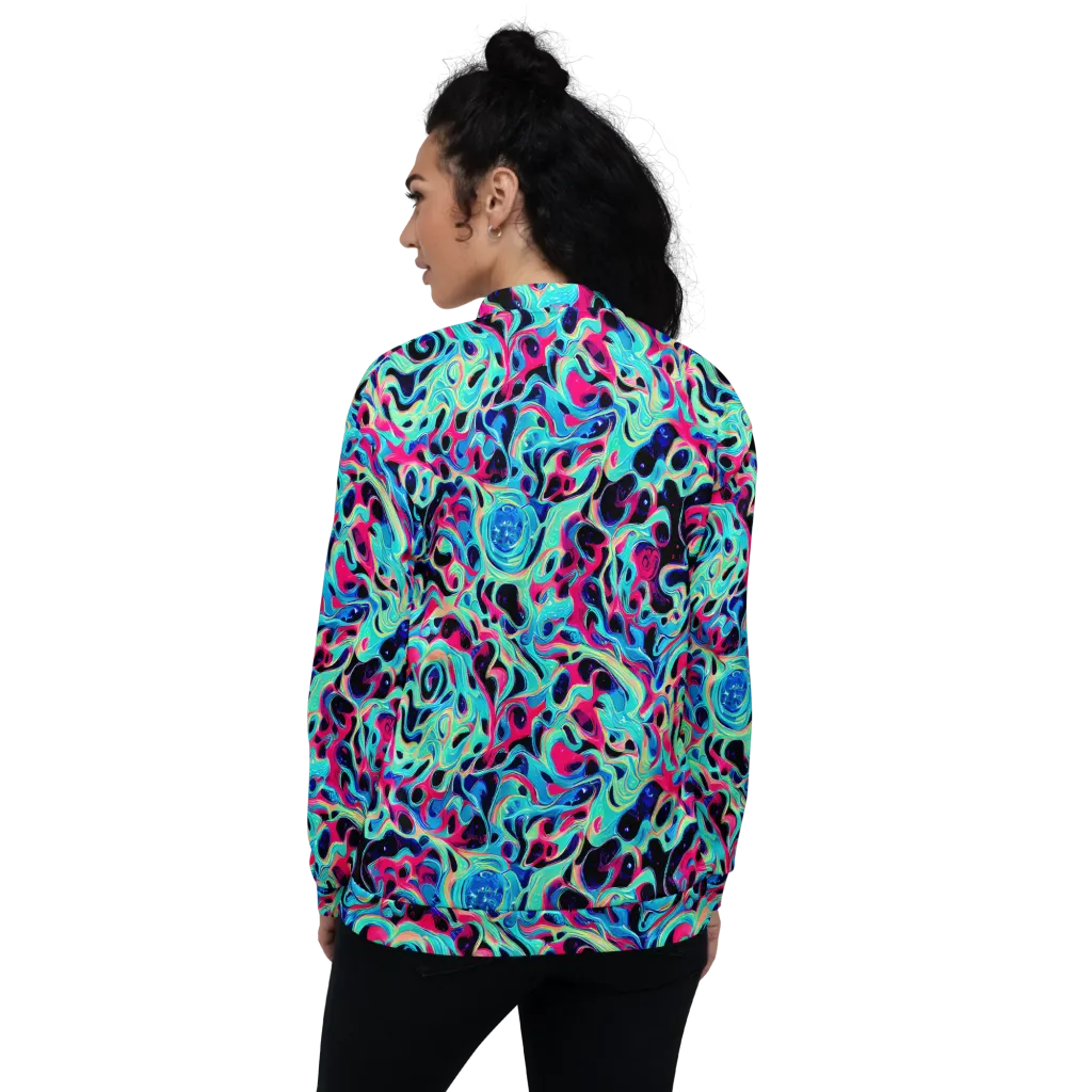 Melted Spectrum on Bomber Jacket — Back