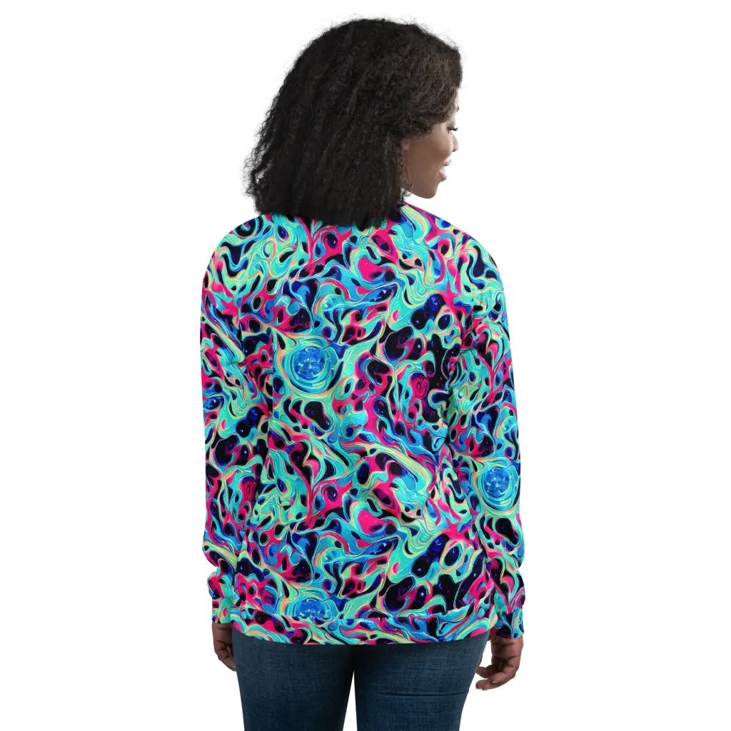 Melted Spectrum on Bomber Jacket — Back