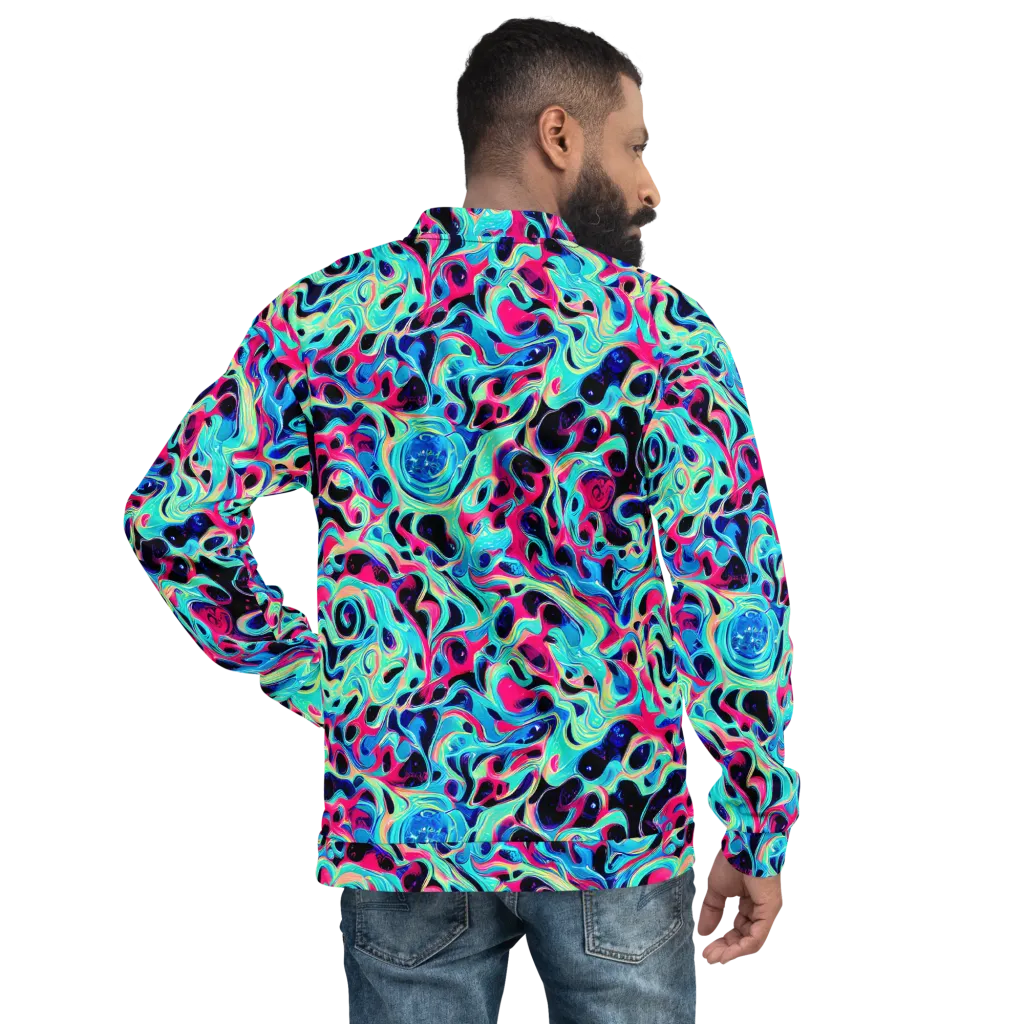 Melted Spectrum on Bomber Jacket — Back
