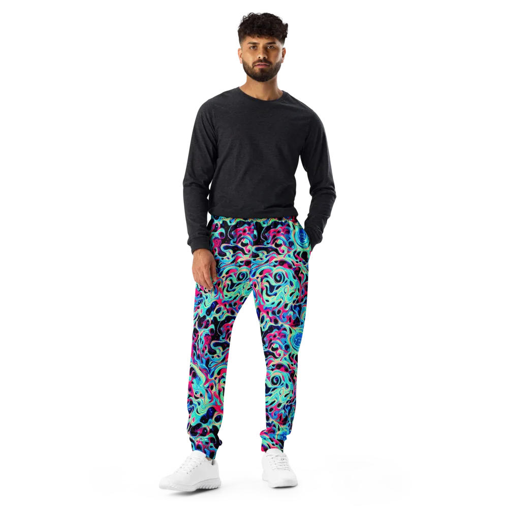 Melted Spectrum on Men's Joggers — Front