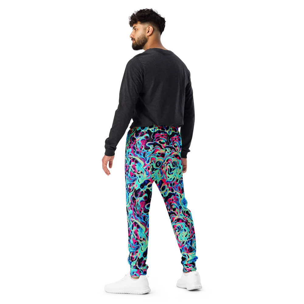 Melted Spectrum on Men's Joggers — Back