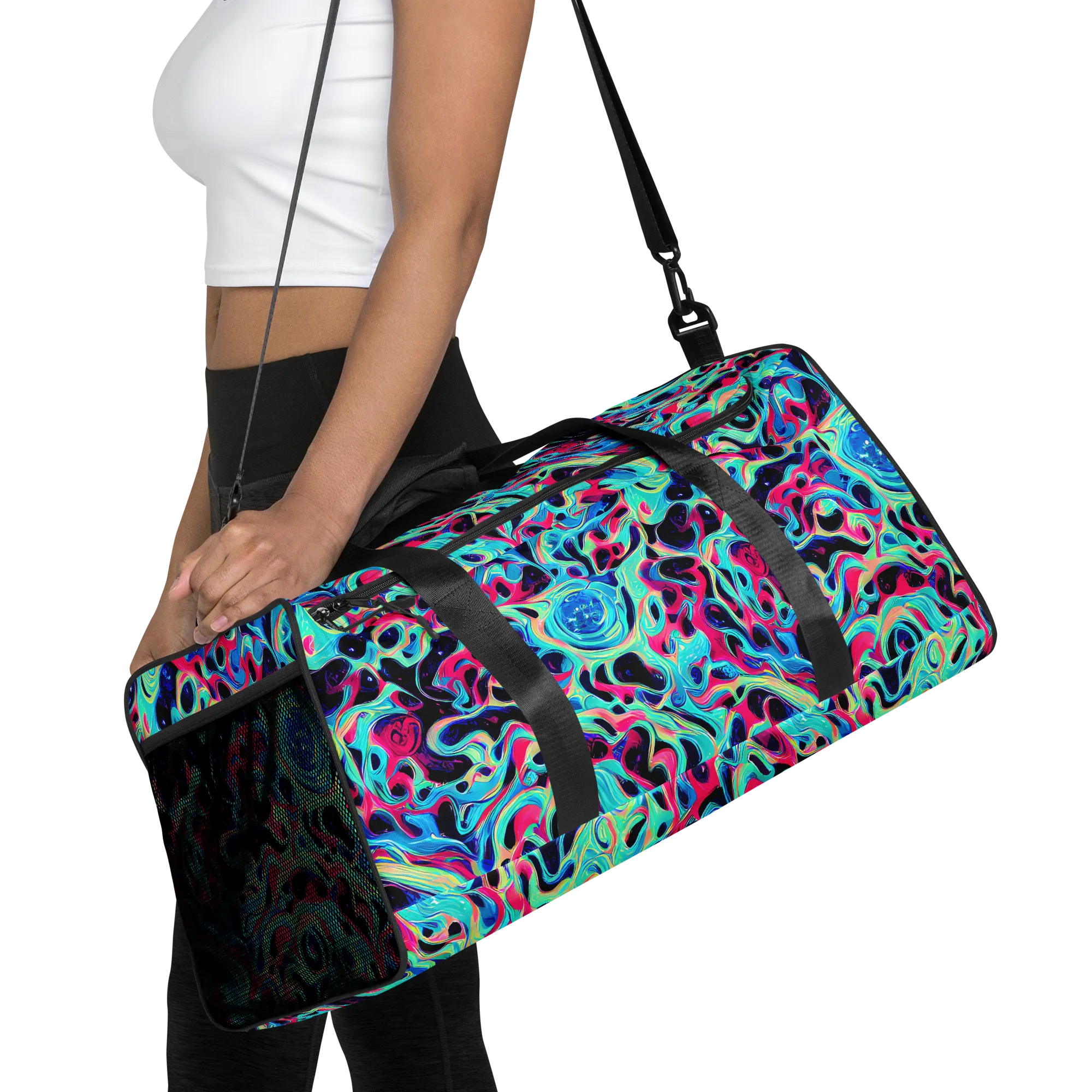 Melted Spectrum on Duffle Bag — Front
