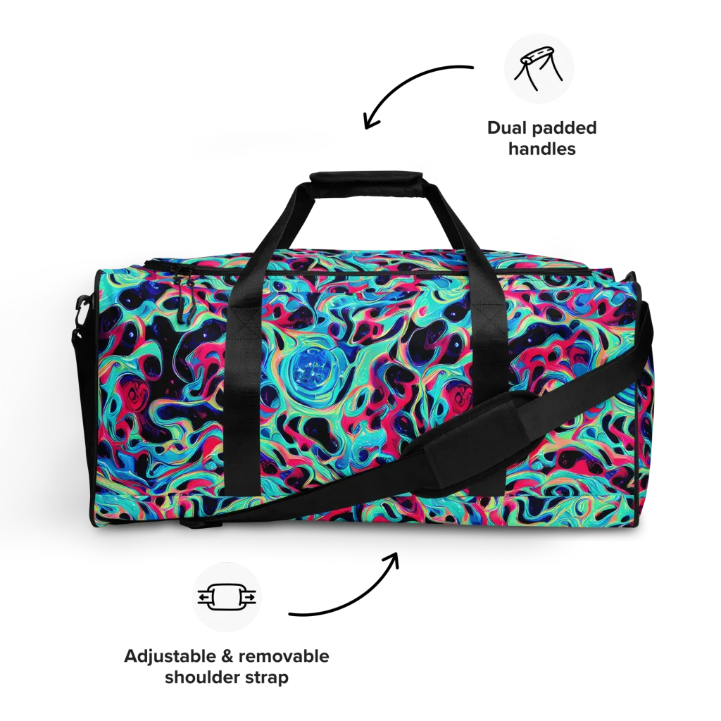 Melted Spectrum on Duffle Bag — Front