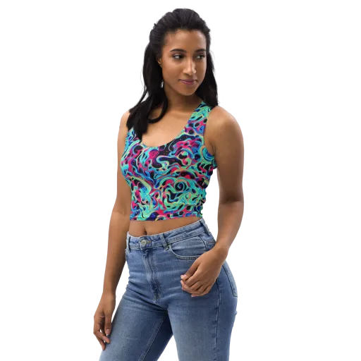 Melted Spectrum on a Crop Top