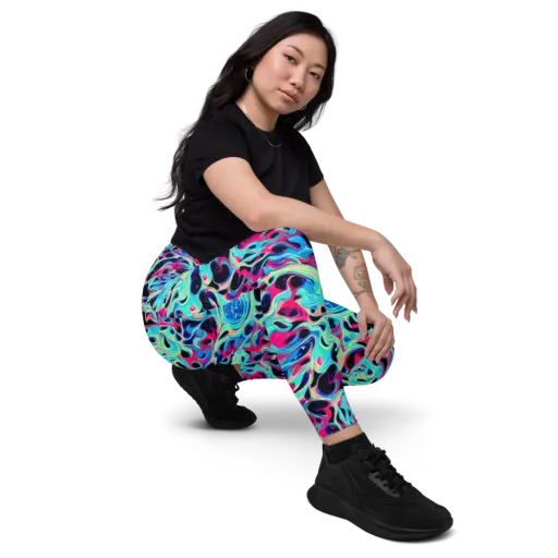 Melted Spectrum on a Leggings with Pockets