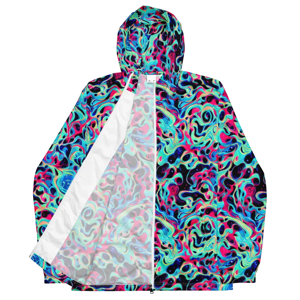 Melted Spectrum on Men's Windbreaker — Front