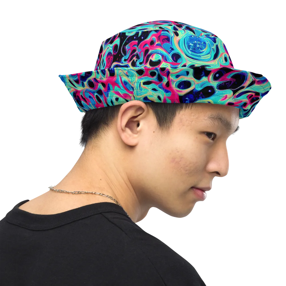 Melted Spectrum on Reversible Bucket Hat — Right Outside