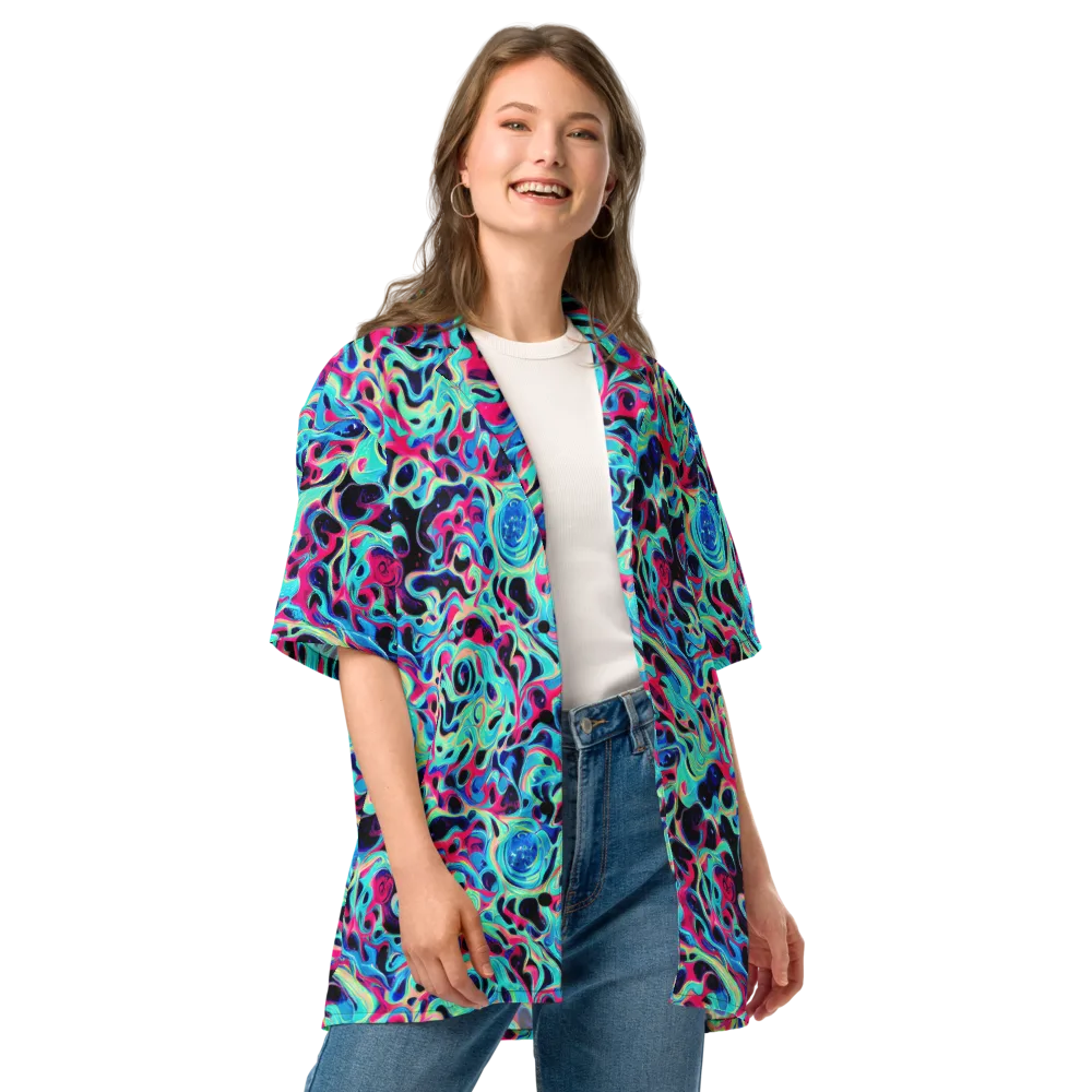 Melted Spectrum on Button Shirt — Front