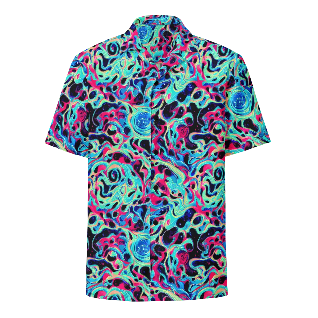 Melted Spectrum on Button Shirt — Front
