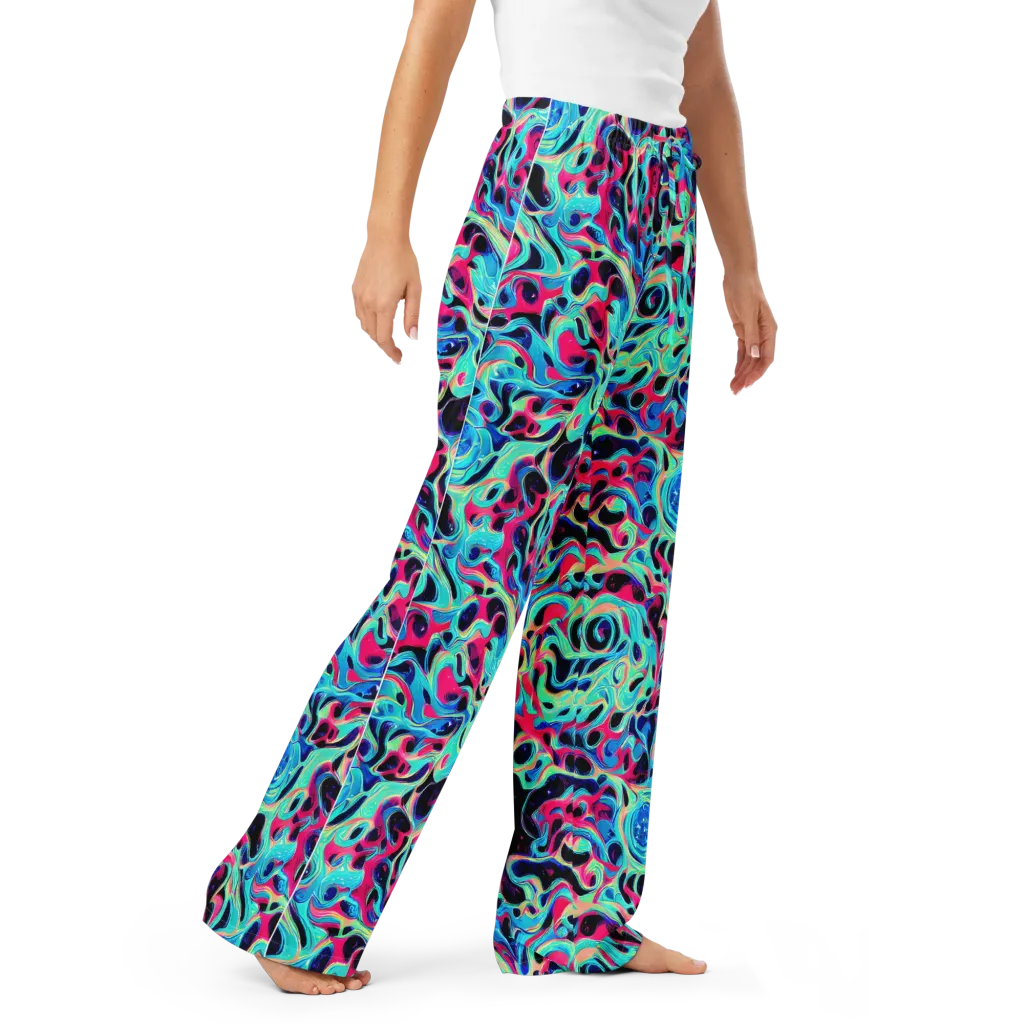 Melted Spectrum on Women's Pajama Pants — Right Front