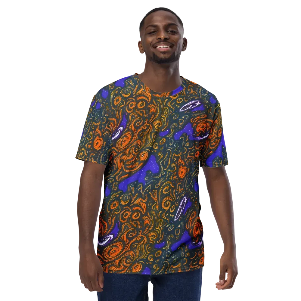Orbiting Ember on Men's Crew Neck T-Shirt — Front