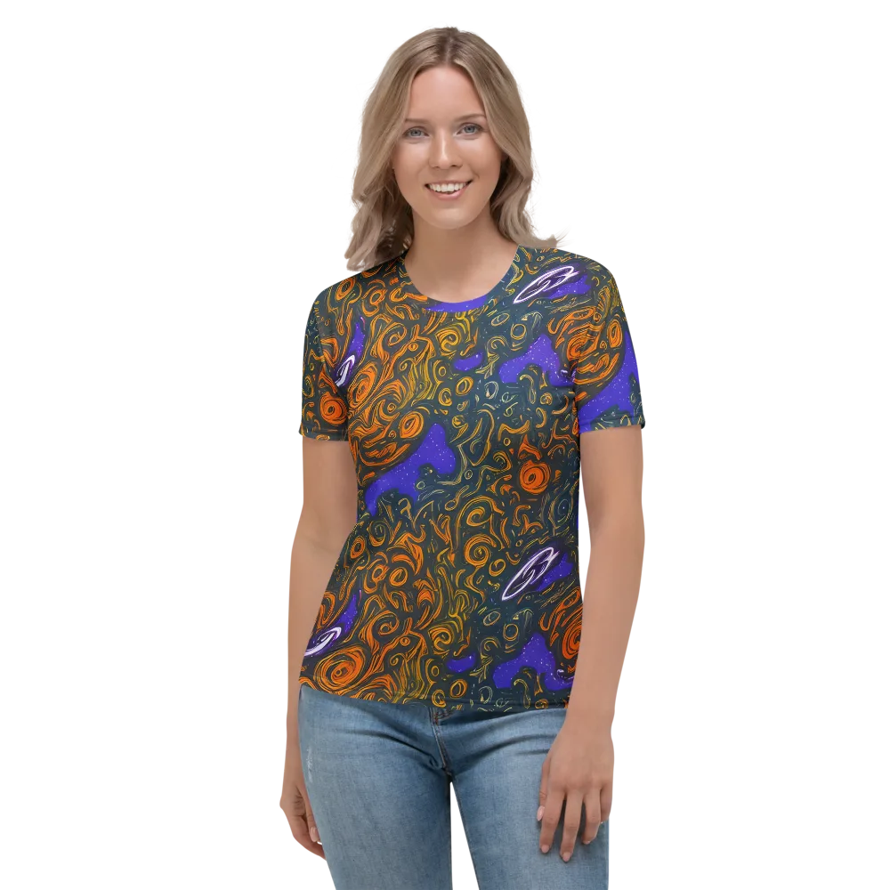Orbiting Ember on Women's Crew Neck T-Shirt — Front